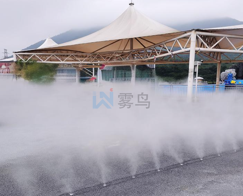 北京公園的夏日秘密武器 —— 噴霧降溫系統?，北京噴霧降溫廠家